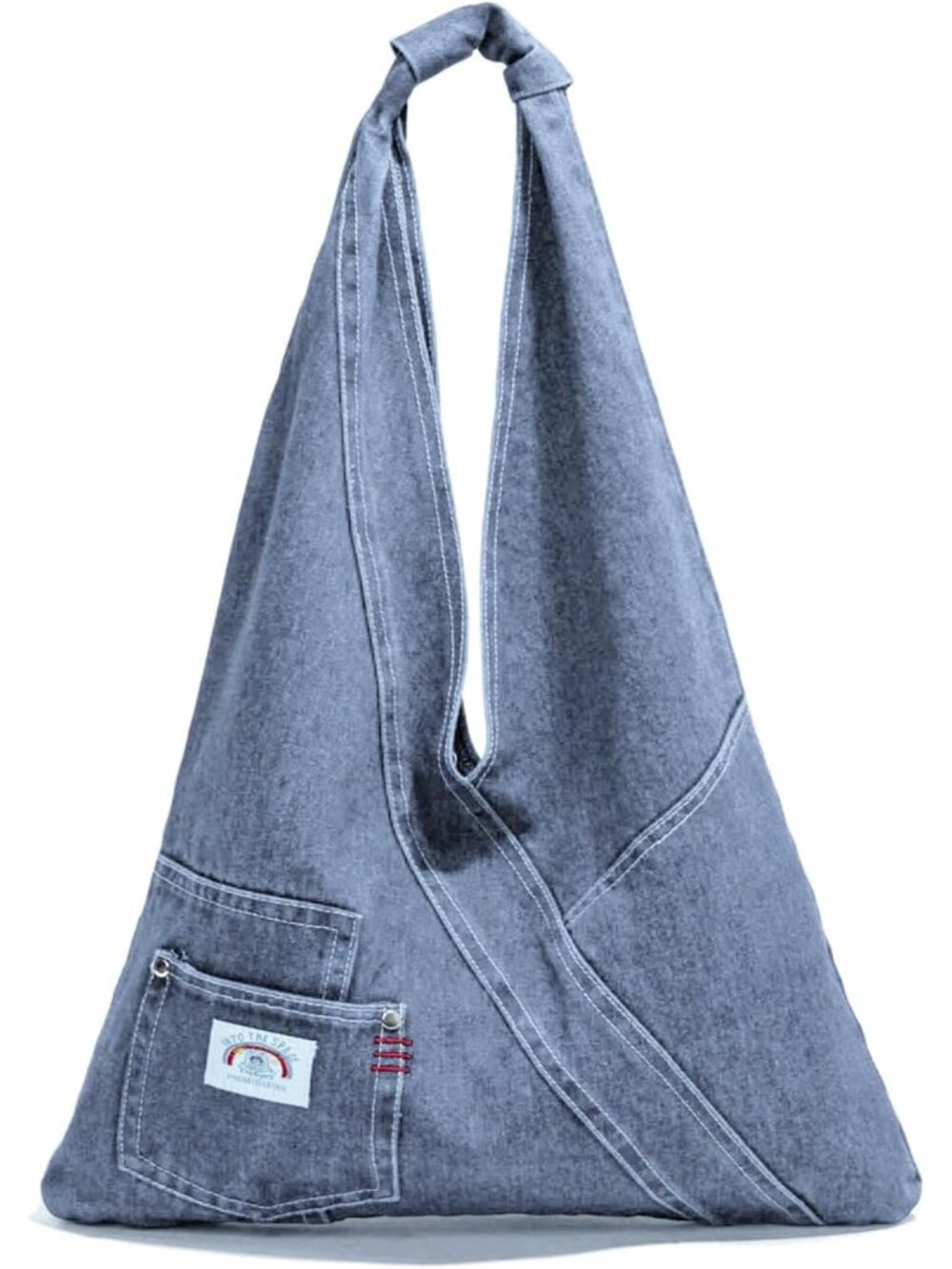 Denim Purses For Women Fashion Trendy Jean Purse Denim Purse Handbag Shoulder Ba